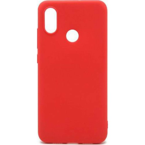 OEM Back Cover Σιλικόνης Κόκκινο (Xiaomi Redmi Note 6 Pro)