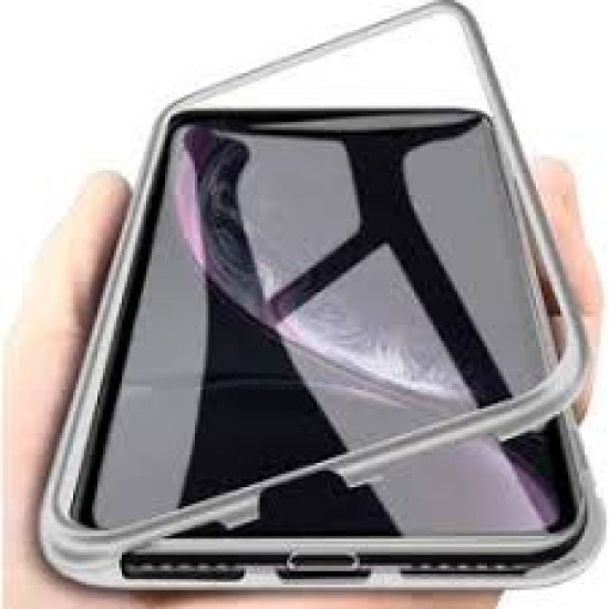 Detachable Metal Frame Διαφανές Γκρι (iPhone XS Max)