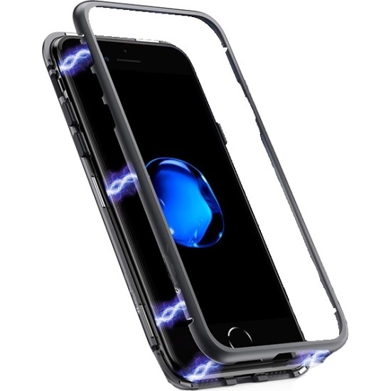Magneto Bumper Back Cover Μαύρο (iPhone XR)