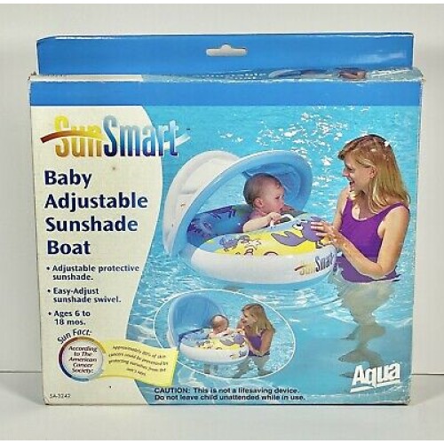 Sun Smart Baby Pool Float Canopy Inflatable Swimming Floats 6-18 Mon Sunshade 85cm Sun Smart Baby Pool Float Canopy Inflatable Swimming Floats 6-18 Mon Sunshade 85cm