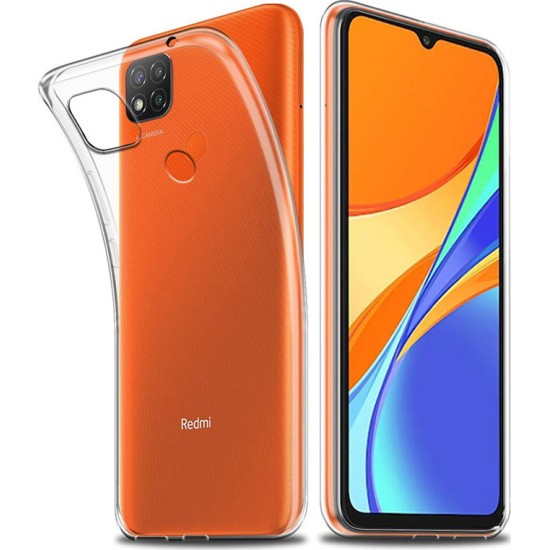 Back Cover Σιλικόνης Διάφανο (Redmi 9C)