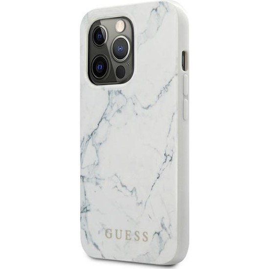 Guess GUHCP13LPCUMAWH iPhone 13 Pro / 13 6.1 +quot;white / white hardcase Marble