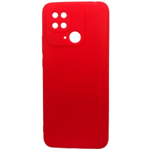 Θήκη Σιλικόνης Πλάτης για Xiaomi Redmi 10C Κόκκινο ΟΕΜ Θήκη Σιλικόνης Πλάτης για Xiaomi Redmi 10C Κόκκινο ΟΕΜ