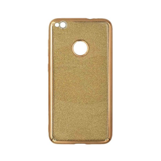 Glitter Back Cover Σιλικόνης Χρυσό (Redmi 4x)