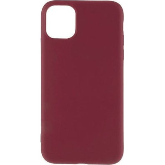 Back Cover Σιλικόνης Μπορντό (iPhone 11 Pro Max)