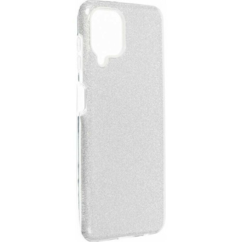 Θήκη Samsung Galaxy A22 5G Glitter Ασημί Ασημί Θήκη πλάτης Σιλικόνη