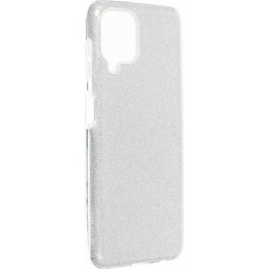 Θήκη Samsung Galaxy A22 5G Glitter Ασημί Ασημί Θήκη πλάτης Σιλικόνη