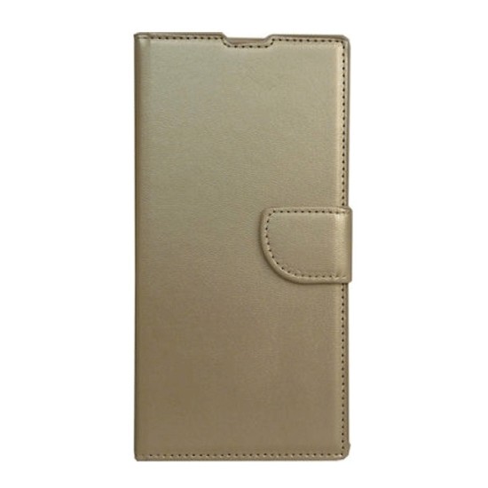 Θήκη Βιβλίο / Leather Book Case με Clip για POCO X4 PRO 5G - Χρώμα: Χρυσό