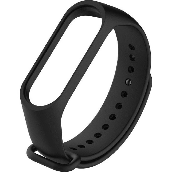 Λουράκι Σιλικόνης Μαύρο (Mi Smart Band 5/Mi Smart Band 6)