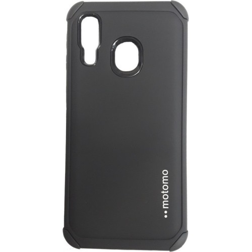 Motomo Tough Armor Back Cover Μαύρο (Galaxy A40)