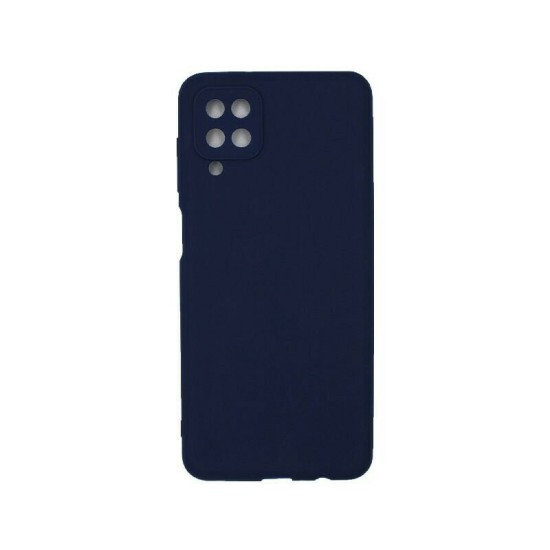 Θήκη Samsung Galaxy A12-5G/M12 Σιλικόνη Σκούρο Μπλε Μπλε Θήκη πλάτης Σιλικόνη