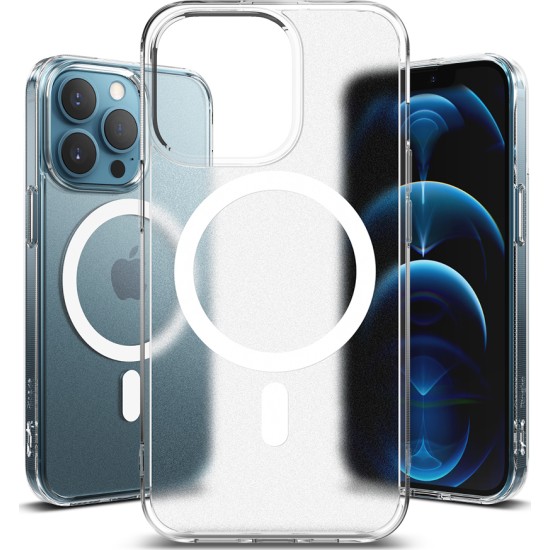 MAGNETIC Back Cover Σιλικόνης Διάφανο (iPhone 13 Pro)