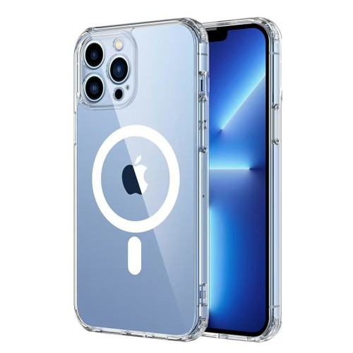 MagSafe Magnetic Phone Case 2-in-1 Inner Shockproof Back Full Coverage Transparent Protective Cover (iPhone 14 Pro Max）