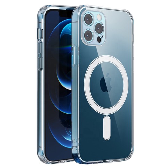 MagSafe Magnetic Phone Case 2-in-1 Inner Shockproof Back Full Coverage Transparent Protective Cover （Iphone 11）