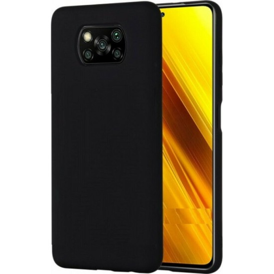 OEM ΘΗΚΗ ΣΙΛΙΚΟΝΗΣ για XIAOMI POCO X3 ΜΑΥΡΟ