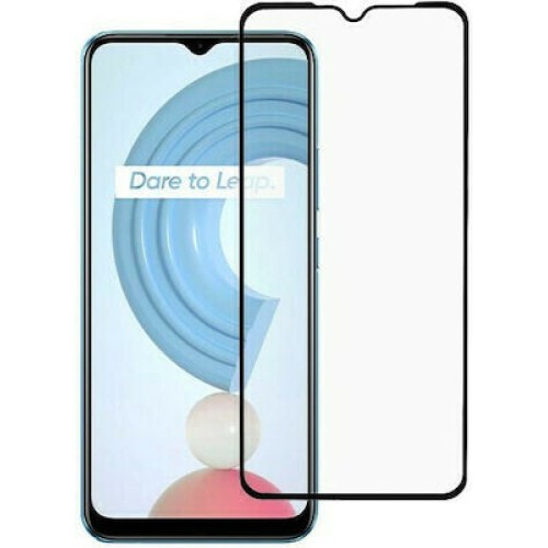 Full Glue Full Face Tempered Glass Μαύρο (Realme C21Y / C25Y) Full Glue Full Face Tempered Glass Μαύρο (Realme C21Y / C25Y)