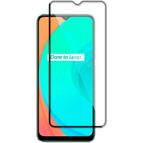 Full Glue Full Face Tempered Glass Μαύρο (Realme C11) Full Glue Full Face Tempered Glass Μαύρο (Realme C11)