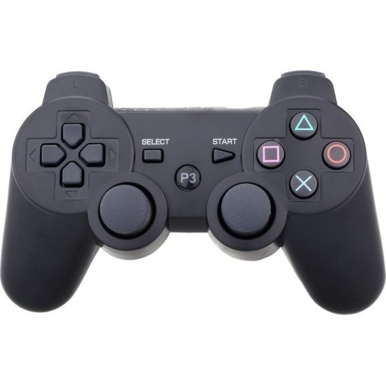Doubleshock Ασύρματο Gamepad για PS3 ΜΑΥΡΟ