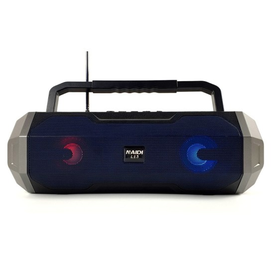 Naidi L13 Ηχείο Bluetooth με Ραδιόφωνο Blue - OEM