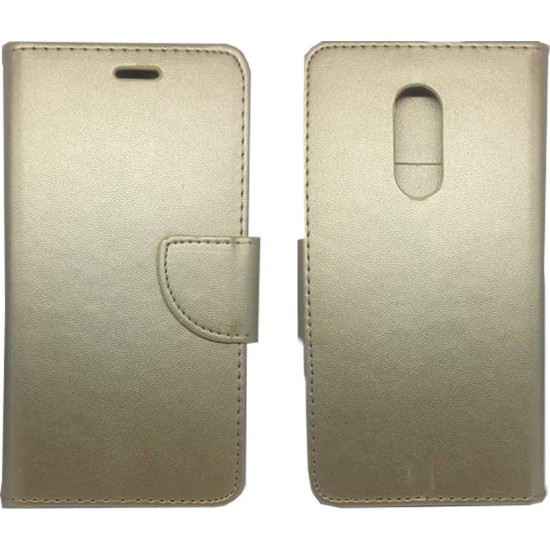 Book Case - Θήκη Βιβλίο για το Xiaomi RedMi Note 4_Gold Book Case - Θήκη Βιβλίο για το Xiaomi RedMi Note 4_Gold