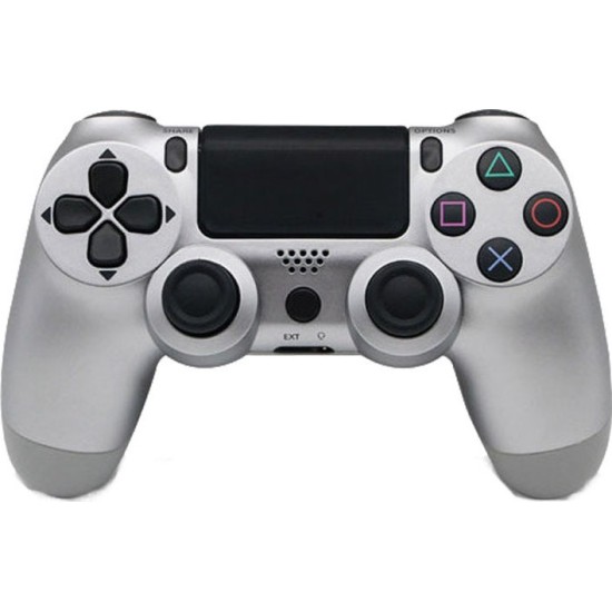 Doubleshock Ασύρματο Gamepad για PS4 Silver