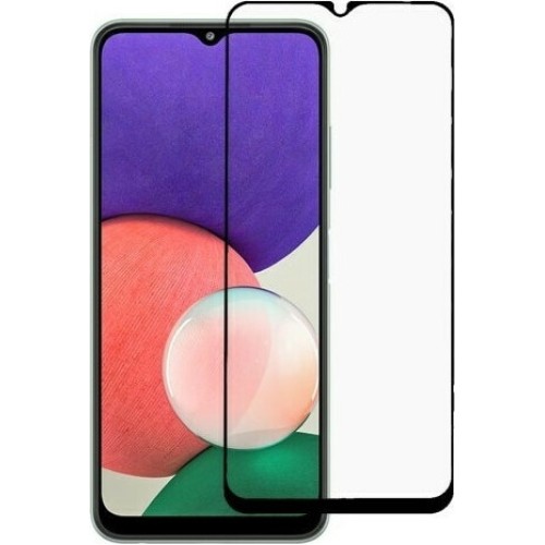 Samsung Galaxy A22 5G Προστατευτικό Τζαμάκι Μαύρο 9D Full Glue Full Screen Tempered Glass Film Black Samsung Galaxy A22 5G Προστατευτικό Τζαμάκι Μαύρο 9D Full Glue Full Screen Tempered Glass Film Black