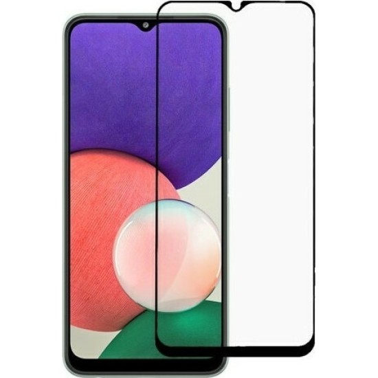 Samsung Galaxy A22 5G Προστατευτικό Τζαμάκι Μαύρο 9D Full Glue Full Screen Tempered Glass Film Black Samsung Galaxy A22 5G Προστατευτικό Τζαμάκι Μαύρο 9D Full Glue Full Screen Tempered Glass Film Black