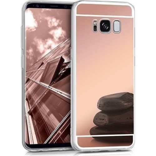 OEM Mirror Back Cover Ροζ (Galaxy S8+)