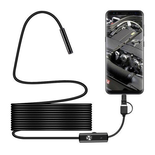 Andowl  IP67 Ενδοσκοπική Κάμερα για Κινητό με Καλώδιο 5m