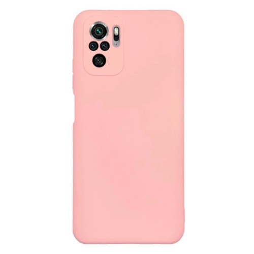 Xiaomi Redmi Note 10 4G / Note 10S / Poco M5s Θήκη Σιλικόνης Ροζ Soft Touch Silicone Rubber Soft Case Pink Xiaomi Redmi Note 10 4G / Note 10S / Poco M5s Θήκη Σιλικόνης Ροζ Soft Touch Silicone Rubber Soft Case Pink