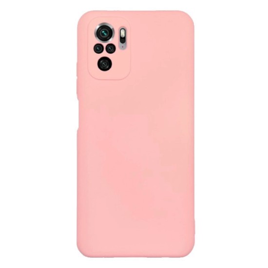 Xiaomi Redmi Note 10 4G / Note 10S / Poco M5s Θήκη Σιλικόνης Ροζ Soft Touch Silicone Rubber Soft Case Pink Xiaomi Redmi Note 10 4G / Note 10S / Poco M5s Θήκη Σιλικόνης Ροζ Soft Touch Silicone Rubber Soft Case Pink