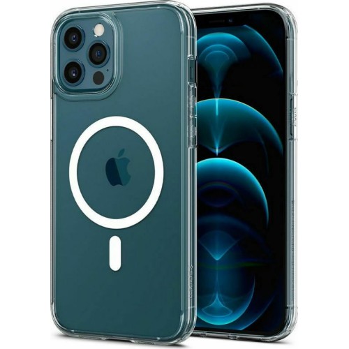 Spigen Ultra Hybrid Mag Back Cover Διάφανο / Λευκό (iPhone 12 Pro Max)