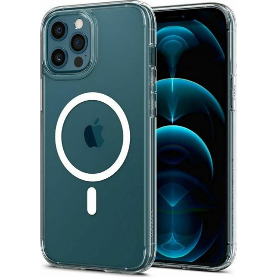 Spigen Ultra Hybrid Mag Back Cover Διάφανο / Λευκό (iPhone 12 Pro Max) Spigen Ultra Hybrid Mag Back Cover Διάφανο / Λευκό (iPhone 12 Pro Max)