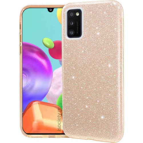 Θήκη Samsung Galaxy A31 Glitter Χρυσό Χρυσό Θήκη πλάτης Σιλικόνη