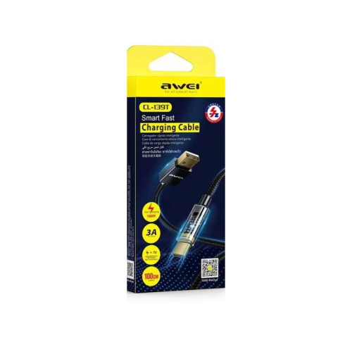 Καλώδιο μεταφοράς δεδομένων - TypeC - CL-139T - AWEI - 887684