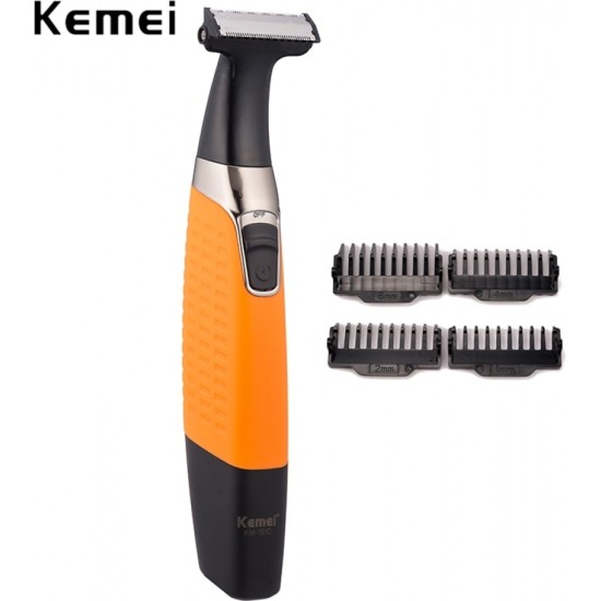 Kemei Facial Trimmer KM-1910 Ξυριστική Μηχανή Προσώπου / Σώματος Επαναφορτιζόμενη