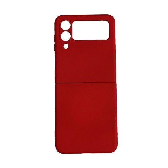 OEM Θήκη Σιλικόνης Soft TPU Back Cover για Samsung Galaxy Z Flip 4 Χρώμα: Κόκκινο OEM Θήκη Σιλικόνης Soft TPU Back Cover για Samsung Galaxy Z Flip 4 Χρώμα: Κόκκινο