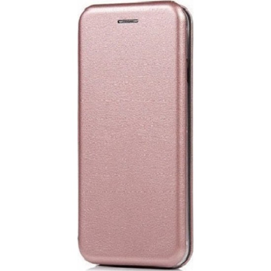 Μαγνητική Θήκη Flip Curved Elegance για Xiaomi Mi 11 Lite/11 Lite 5G - Ρόζ Χρυσό