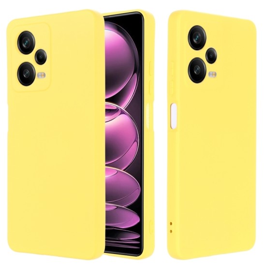 Back Cover Σιλικόνης ΚΙΤΡΙΝΟ (Redmi 12)