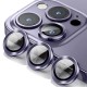 Προστασία Κάμερας Κινητών 3-σε-1 Tempered Glass for iPhone 14 Pro / 14 Pro Max Purple