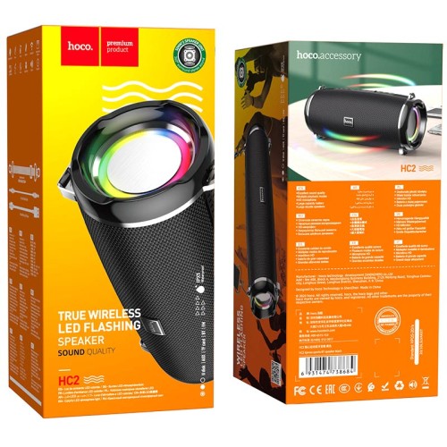 [EC2] HOCO Portable RGB Wireless Bluetooth Outdoor Sport Loudspeaker Speaker army