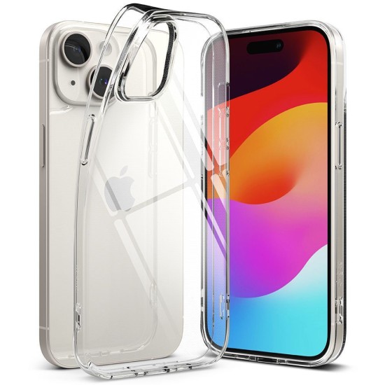 Back Cover Σιλικόνης Διάφανο (iPhone 15)