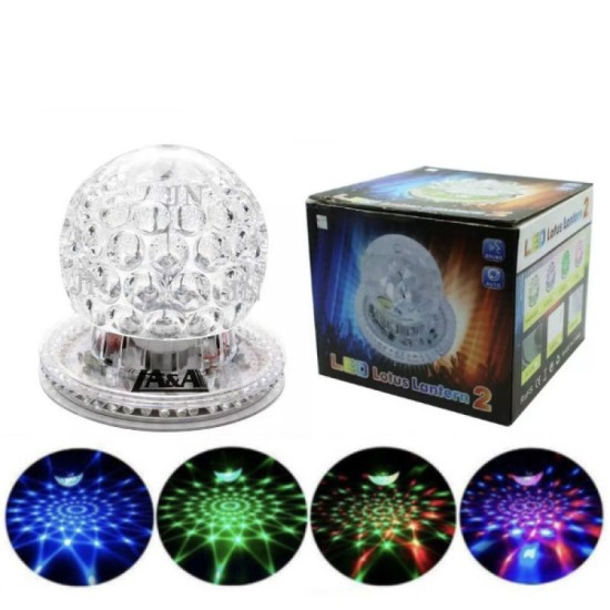 Generic Disco Light LED Lotus Lantern 2 RGB Decorative Lights Generic Disco Light LED Lotus Lantern 2 RGB Decorative Lights