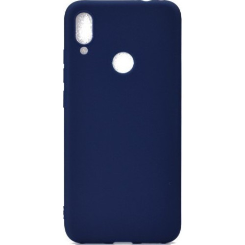 Θήκη Σιλικόνης TPU Ματ για Xiaomi Redmi Note 7 - Σκούρο Μπλε