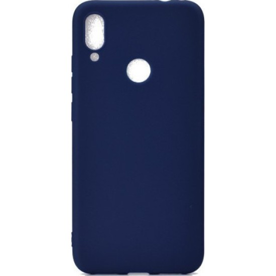 Θήκη Σιλικόνης TPU Ματ για Xiaomi Redmi Note 7 - Σκούρο Μπλε