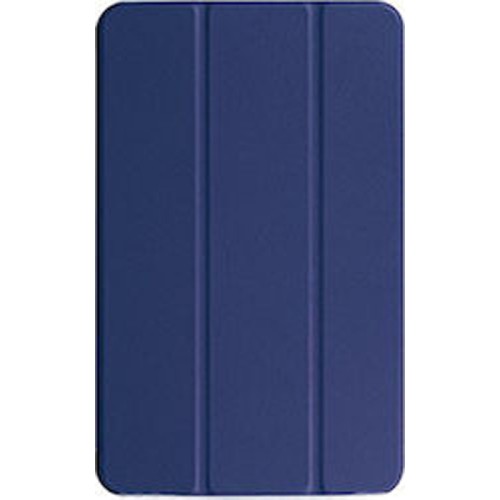 Θήκη Tri-Fold Flip Cover για Tab Samsung Galaxy A 10.1'' T580/T585 σε Μπλε χρώμα Μπλε Δερματίνη, Σιλικόνη