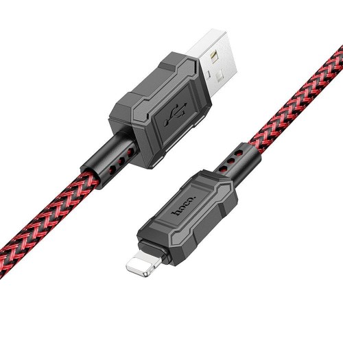 Hoco X94 Leader Braided USB-C to Lightning Cable 20W Κόκκινο 1m