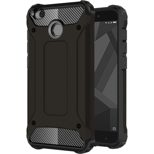 Hurtel Tough Armor Back Cover Συνθετική Μαύρο (Redmi 4x)