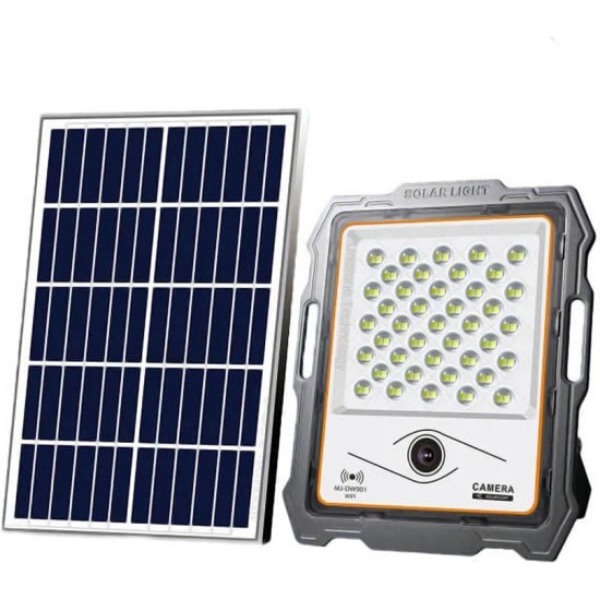  Προβολέας 100W Ηλιακός με Κάμερα MJ-DW901
