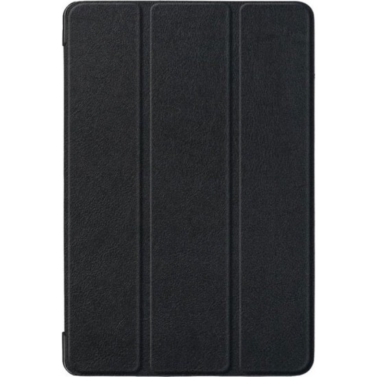 TRI-FOLD FLIP COVER ΔΕΡΜΑΤΙΝΗΣ / ΣΙΛΙΚΟΝΗΣ ΜΑΥΡΟ (GALAXY TAB S9)